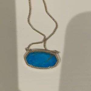 Kendra Scott turquoise and gold necklace